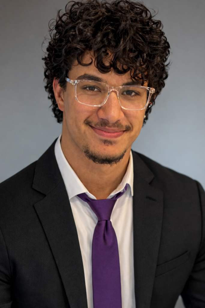 Dapper gentleman in purple tie Dapper gentleman in purple tie